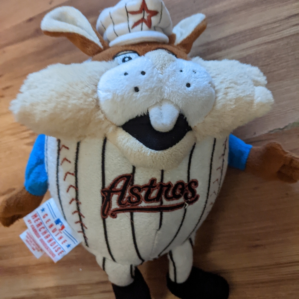 MLB Houston Astros Orbiez Stuffed Animal Brown and Beige